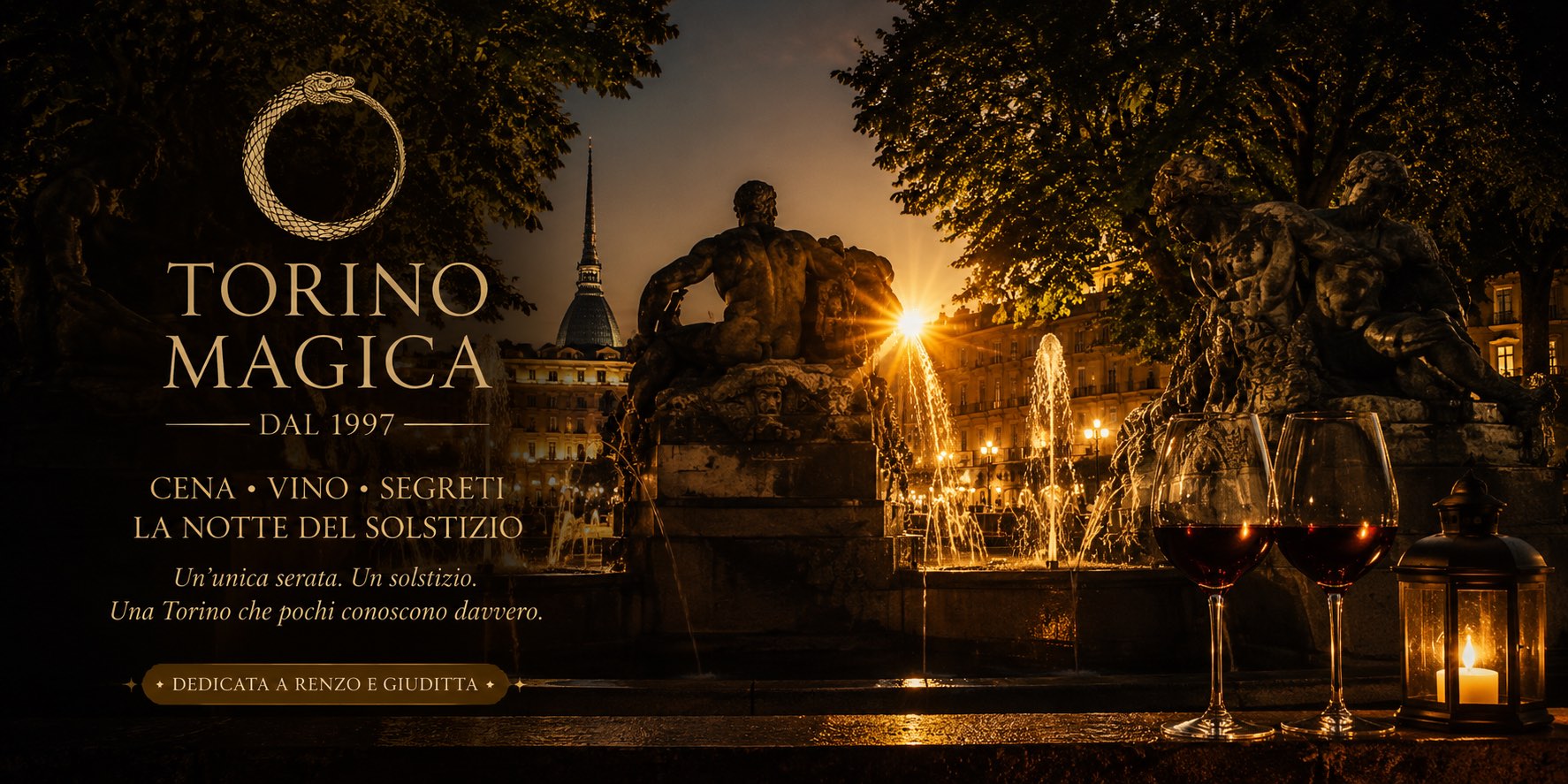 Cena Notte del Solstizio Torino Magica